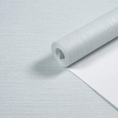 ACCEY Moderno Simple Pigmento puro Color Arpillera Imitación Papel pintado de lino Raya Nuevo Estilo chino Sala de estar Dormitorio Ingeniería Papel tapiz-Dark Hemp_ Papel tapiz solamente