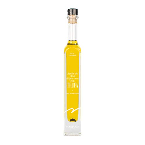 Aceite de Oliva Virgen Extra con Trufa Negra - AOVE con Tuber Melanosporum - 100ml. Trufa de invierno de Sarrión, Teruel.