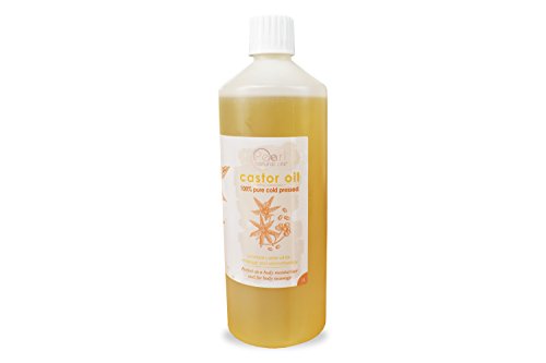 Aceite de ricino 100% puro, prensado en frío