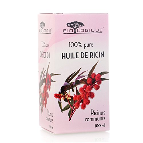 Aceite de ricino - Aceite pureza 100% prensado en frío - Estimula el crecimiento del cabello, las pestañas y las cejas, refuerza las uñas - con kit de aplicador de tratamiento - 100 ml