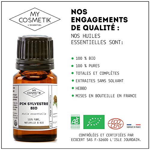 Aceite esencial de Pino Sylvestre orgánico - MyCosmetik - 10 ml