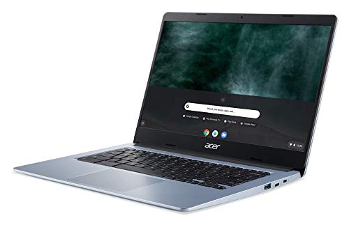 Acer Chromebook 314 - Ordenador Portátil 14" FullHD (Intel Celeron N4020, 4GB RAM, 64GB eMMc, Intel UHD Graphics, Chrome OS), Color Plata - Teclado Qwerty Español