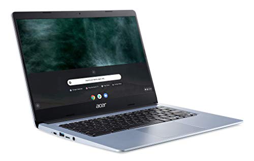 Acer Chromebook 314 - Ordenador Portátil 14" FullHD (Intel Celeron N4020, 4GB RAM, 64GB eMMc, Intel UHD Graphics, Chrome OS), Color Plata - Teclado Qwerty Español