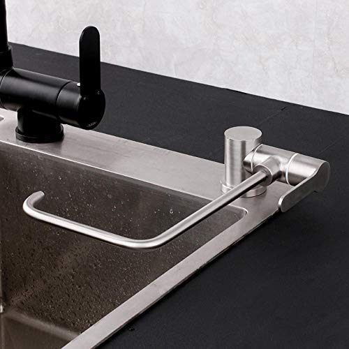 Acero inoxidable 304, grifo cocina osmosis abatible, grifo cocina y osmosis, ventana interna plegable, grifo,1/2"o 1/4"-Grifo puro plegable en ángulo recto