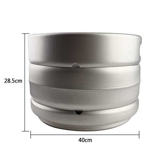 Acero inoxidable Euro barril 20L contenedores barril de cerveza para la venta de alimentos Calidad del material de 20 litros Barril del barrilete y 24cm A Tipo barril Lanza