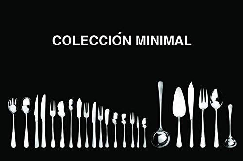 Acobonline 6 Cuchillo de Mesa Acero Inoxidable Cuberteria Colección Minimal (Coleccion Minimal, Cuchillo de Mesa)