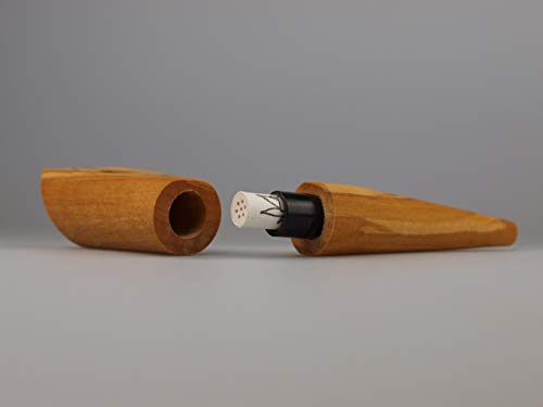 actiTube - Silbato de Madera de Olivo (11,7 cm)