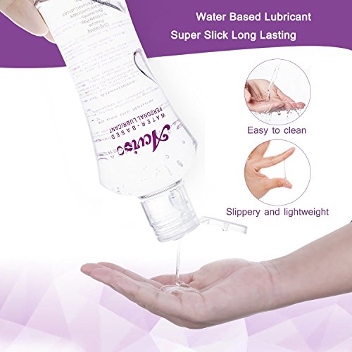 ACVIOO Gel Lubricante Anal Íntimo a Base de Agua Lubricantes Sexuales Natural a Larga Duración Sin Paraben Fragancia - 240ml