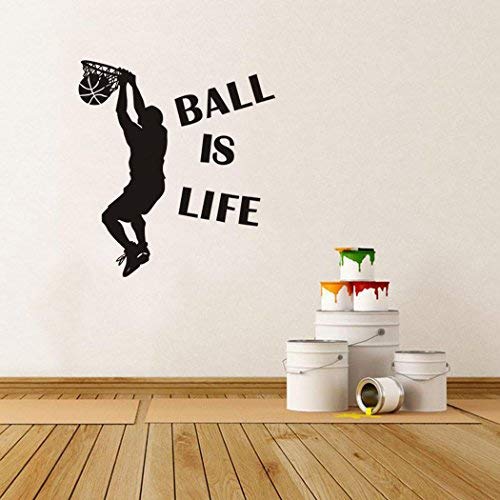 Adhesivos de Pared Controladores Pegatina de Pared Vinilo Gamer de Consola vidoejuegos, Papel Pintado de la decoración del Dormitorio de la Sala de Juegos (Ball)