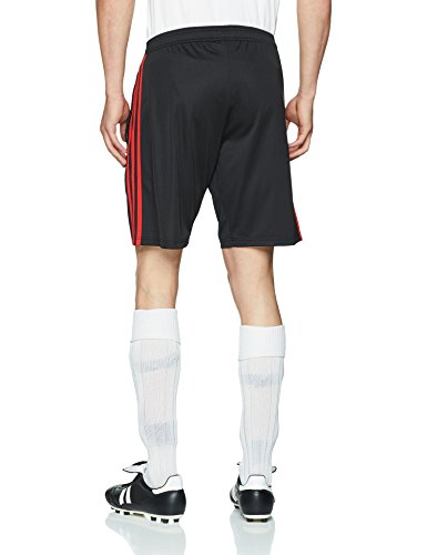 adidas FEF TR SHO Pantalón Corto Entrenamiento Federación Española de Fútbol, Hombre, Negro/Rojo, M