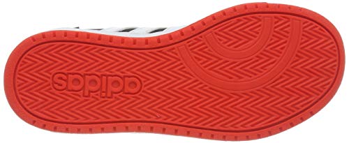 Adidas Hoops 2.0 CMF C, Zapatos de Baloncesto Unisex Niños, Multicolor (Core Black/FTWR White/Hi/Res Red S18 B75960), 32 EU