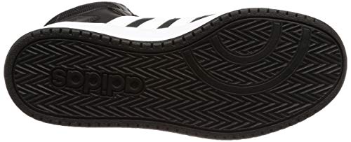 adidas Hoops 2.0 Mid, Zapatos de Baloncesto para Hombre, Negro (Core Black/FTWR White/Core Black Core Black/FTWR White/Core Black), 43 1/3 EU