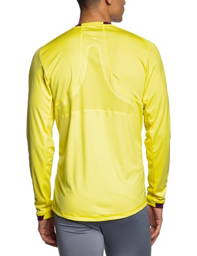 adidas Referee 12 - Camiseta de Manga Larga para árbitro Amarillo Lemon Peel/Purple Beauty F10 Talla:Extra-Large