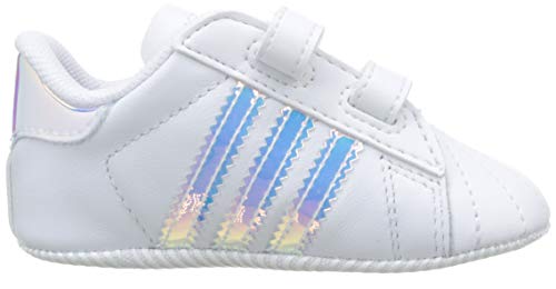 adidas Superstar Crib, Zapatillas Unisex bebé, Blanco (Footwear White/Footwear White/Core Black 0), 21 EU