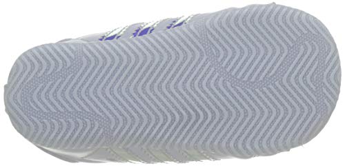 adidas Superstar Crib, Zapatillas Unisex bebé, Blanco (Footwear White/Footwear White/Core Black 0), 21 EU