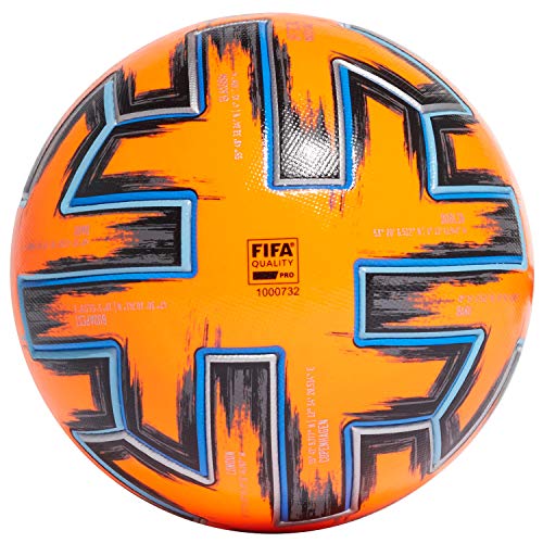 adidas UNIFO Pro WTR Balón de Fútbol, Men's, Solar Orange/Black/Glory Blue, 5