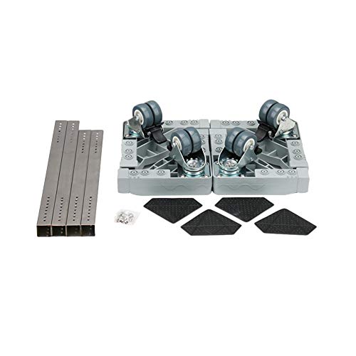 Adminitto88 - Base Ajustable Multifuncional móvil con 8 Patas robustas, Base Ajustable Multifuncional, Puede Reducir el Ruido y Proteger el Fondo de los Productos domésticos para los frigoríficos