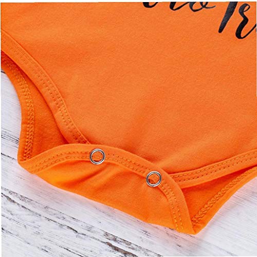 Adore store Halloween del Mono del bebé bebé de la Historieta Impresa Cuerno Manga Body Ropa Creativo de Halloween del Mono Precioso para bebé 73cm 1Ponga Amarillo