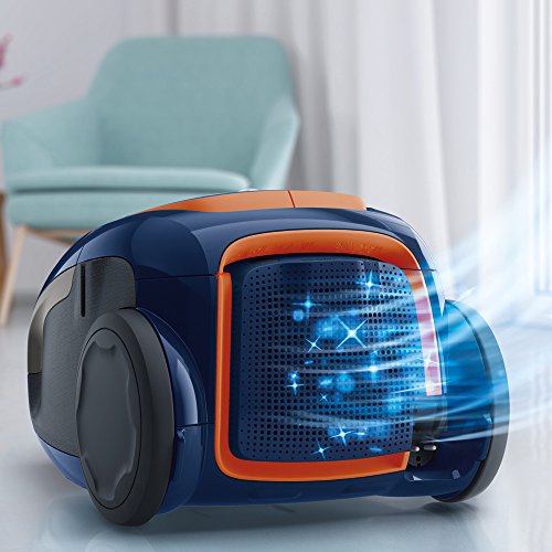 AEG VX8-3-DB-M Aspirador con bolsa, A+BAA, 600W, 61dB, 12m radio de acción, con cepillos extra