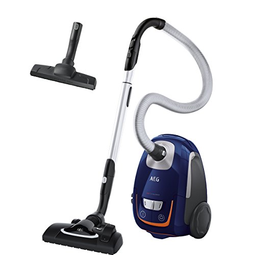 AEG VX8-3-DB-M Aspirador con bolsa, A+BAA, 600W, 61dB, 12m radio de acción, con cepillos extra