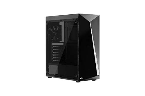 Aerocool SHARD, caja de PC, ATX, panel acrílico, RGB 13 modos, ventilador 12cm