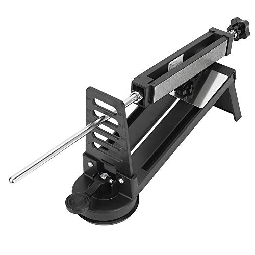 Afilador de ángulo fijo, kit de afilado de cuchillos de piedra de afilar de cocina, herramientas del sistema de sujeción de piedra de afilar con manual de instrucciones