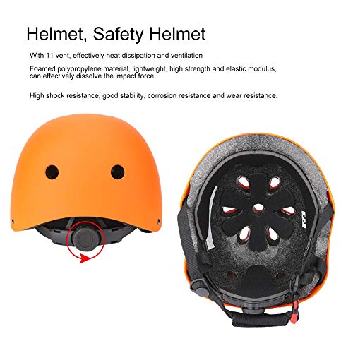 Agatige Casco de Seguridad para Escalada, Casco ventilado Ajustable para montañismo, Ciclismo, Patinaje(L)