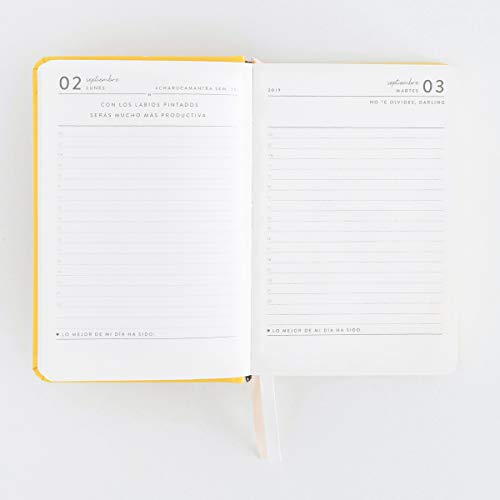 Agenda Diaria 19-20. Jefa Yellow. Mini