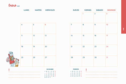 Agenda Maestra de pueblo 2020/2021 (Grijalbo)