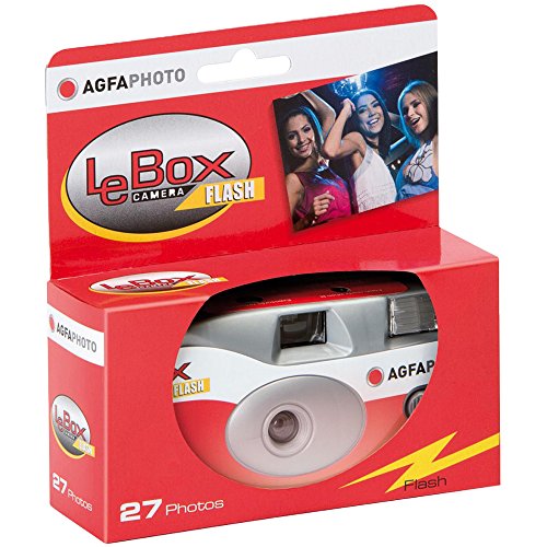 AgfaPhoto LeBox Flash - Cámara de un solo uso