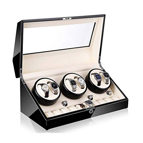 Agitador De Reloj, Caja De Enrollador De Reloj Automático, Reloj Mecánico Automático, Motor Eléctrico Giratorio, Caja De Cadena Superior, Acorde Superior, Reloj De Pulsera, Reloj De Madera