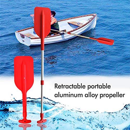 Ahagut Remo Remo de Aluminio Sup Remo Remo de Kayak Desmontable para Bote Inflable, Canoa, Bote de Remo Bote de Canoa