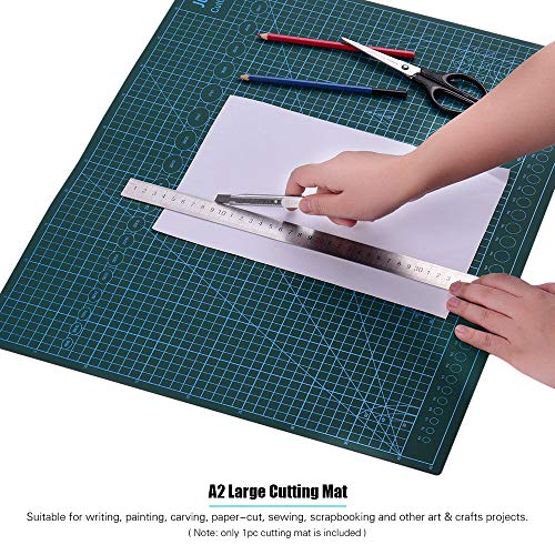 Aibecy 60 * 45 cm (A2) Alfombrillas de corte automático de gran curación Doble cara Duradero Antideslizante Grabado de PVC Tabla de cortar Placa Pad Almohadilla Hecho a mano Herramienta de bricolaje