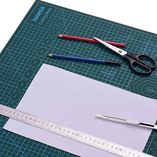 Aibecy 60 * 45 cm (A2) Alfombrillas de corte automático de gran curación Doble cara Duradero Antideslizante Grabado de PVC Tabla de cortar Placa Pad Almohadilla Hecho a mano Herramienta de bricolaje