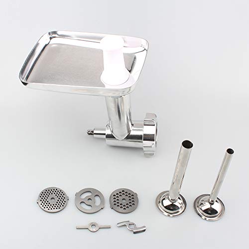 Aikeec - Accesorio para molinillo de carne para batidora KitchenAid Artisan y Professional Serie 1 Set Meat Grinder