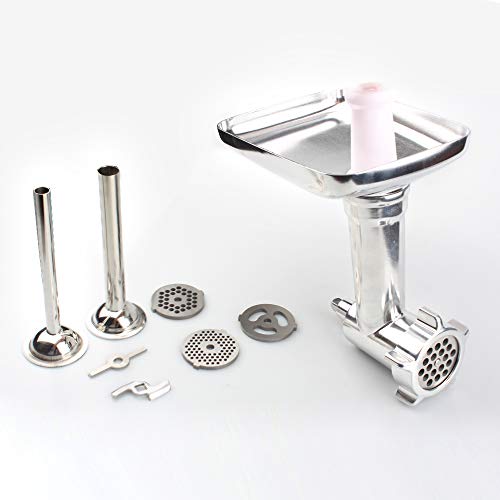 Aikeec - Accesorio para molinillo de carne para batidora KitchenAid Artisan y Professional Serie 1 Set Meat Grinder
