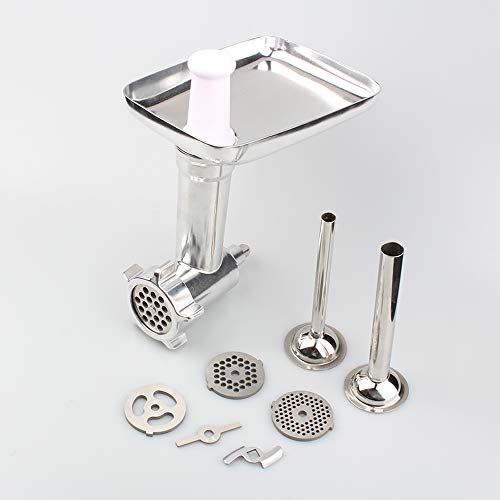 Aikeec - Accesorio para molinillo de carne para batidora KitchenAid Artisan y Professional Serie 1 Set Meat Grinder