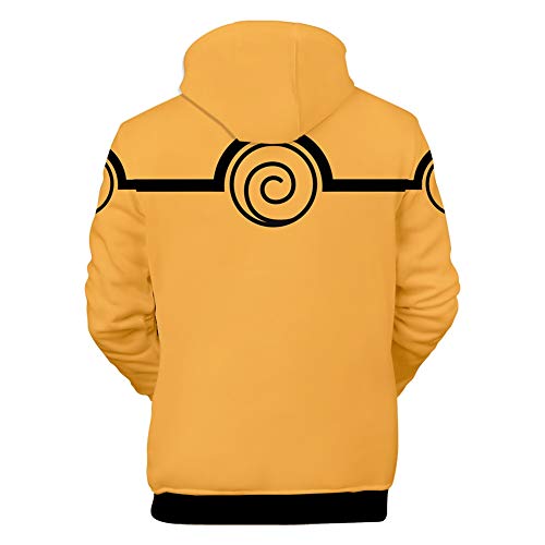 Ailin Online Caliente Japón Anime Naruto Shippuden 3D Impreso Casual Sudadera Pullover Cordón Unisex para Hombres Mujeres Adolescentes Adultos
