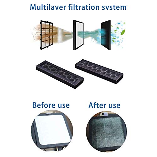 Aire Inteligente Desinfección de la Máquina Coche Purificador de Aire Filtro de Iones Negativos Del Vehículo Purificador de Aire Ambientador de Aire Llevado Elegante Luz de la Pantalla Brown,N
