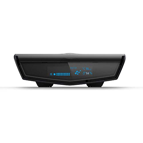 Aire Inteligente Desinfección de la Máquina Coche Purificador de Aire Filtro de Iones Negativos Del Vehículo Purificador de Aire Ambientador de Aire Llevado Elegante Luz de la Pantalla Brown,N