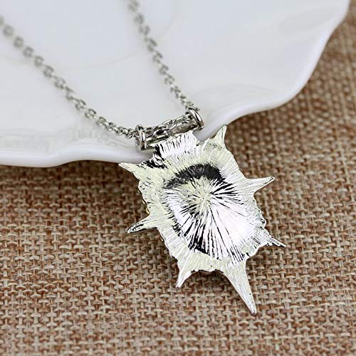 AISHIPING - Colgante de cristal para mujer y hombre, 2 colores de circonita, cadena de collar, chupito, regalo