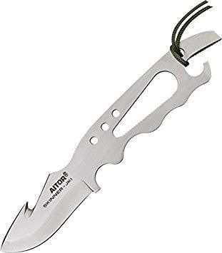 Aitor Cuchillo Skinner JK I con Hoja de Acero INOX de 3,5 cm y tamaño Total de 18 cm para Caza, Pesca, Supervivencia y bushcraft + Portabotellas Regalo