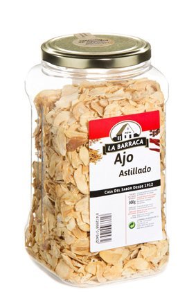 Ajo astillado o laminado bote 500 gramos
