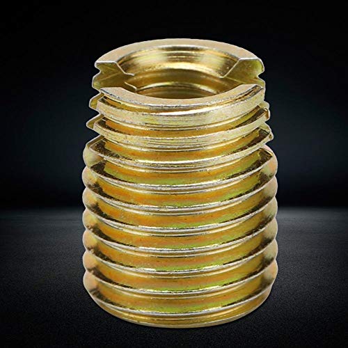 Akozon Tornillo Inserto Inserciones de Rosca Autorroscantes, 20Pcs 302 Tornillo de acero al carbono Reparación de accesorios(Inner M8*1.25 Outer M12*1.5)