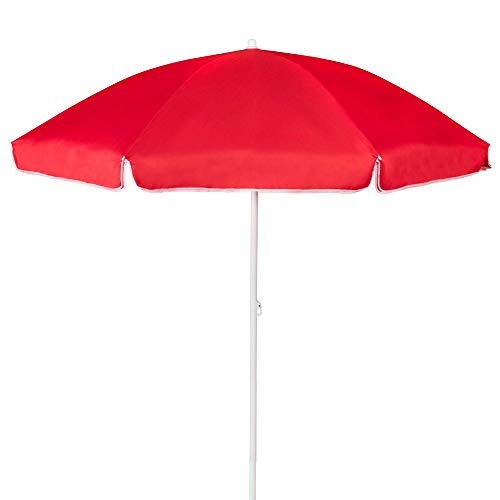Aktive 53846 - Sombrilla playa con protección UV 240x240 cm Beach