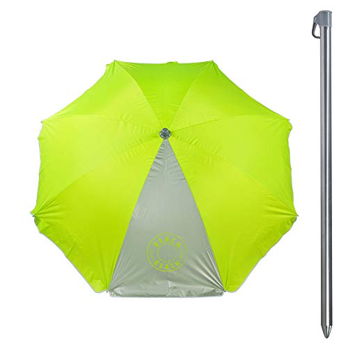 Aktive 62108 Sombrilla 180 cm protección UV50 Beach - 2 surtidos, Diámetro