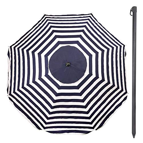 Aktive 62112 - Sombrilla playa D240 cm con protección UV30 Beach