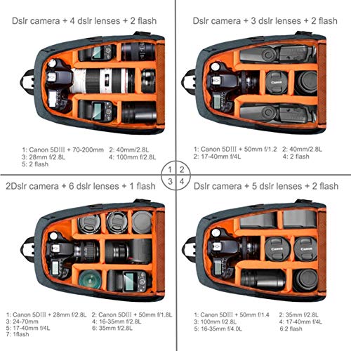 Al Aire Libre Impermeable Portable Dual Hombros A Prueba De Arañazos Mochila Portátil PTZ Estabilizador De La Cámara del Bolso con La Cubierta De La Lluvia,Gris