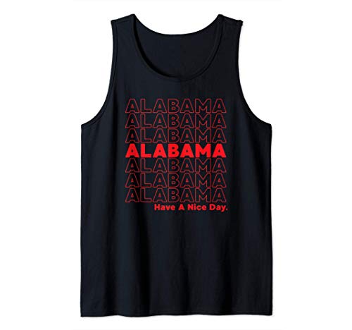 Alabama Grocery Bag Thank You Funny State Gift Camiseta sin Mangas