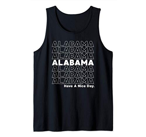 Alabama Grocery Bag Thank You Funny State Gift Camiseta sin Mangas